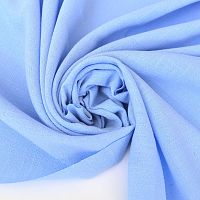 Купить Ткань льняная 205г/м² 30% лен 70%виск. шир 145см цв.Небесный Голубой в Калининграде